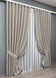 Комплект штор VR-Textil Блекаут двосторонній Scandi № 1905ш Тауп 100х270 см 2 шт (31-995) - зображення 3