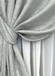 Комплект штор на люверсах VR-Textil Лен мрамор Pavliani ХО № 1911ш Светло-серый 150х250 см 2 шт (37-0322) - изображение 5