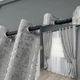 Комплект готових штор VR-Textil Льон мармур Pavliani ХО № 1263ш Світло-сірий 150х250 см 2 шт (37-0316) - зображення 1