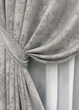 Комплект готових штор VR-Textil Жакард Sultan XO № 1124ш Світло-сірий 200х270 см 2 шт (32-339) - зображення 5