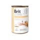 Вологий корм Brit GF VetDiet Hepatic для собак, для підтримки роботи печінки, індичка і горошок, 400 г - зображення 6