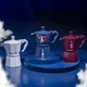 Гейзерна кавоварка для плити алюміній 3 чашки Bialetti синій - зображення 5