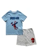 Піжама (домашній костюм) Primark футболка + шорти Spider Man, блакитно-сіра, 7-8р., 128см - зображення 1