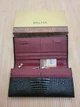 Лаковый женский кожаный кошелек BALISA черный G 4-826 - изображение 4