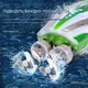 Радиоуправляемый мини-катер Otters Green — RC-чевен на радиоуправлении, высокая скорость, LED-подсветка, для бассейна - изображение 5