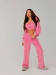 Жіночий велюровий костюм (топ+кофта+штани) Uaclothes 42-44 Рожевий (like36885-173121349) - зображення 8