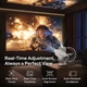 Смарт проектор Aurzen BOOM Air з підтримкою Google TV White: Full HD, 300 ANSI, Dolby Audio, Wi-Fi/Bluetooth, Живлення від Power Bank (USB-C) (BOOMAIR) - зображення 6