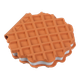 Блокнот ZiBi KIDS Line 90х90мм 80арк. CHOCOLATE WAFFLE 12470-40 ароматизований, обкладинка Soft touch (нелінований) /ZB.12470-40/ - изображение 4