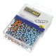 Скріпки 28мм BUROMAX 5071 кольорові "зебра" 100шт. пласт.уп., /BM.5071/ - зображення 1