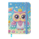 Блокнот ZiBi KIDS Line А7 тб. упав. 80арк. OWL 117102 синій, на гумці, крем.папір (клітинка) (24) /ZB.117102/ - зображення 1