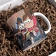 Чашка черная хамелеон с блестками матовая Gravity falls Гравити фолз 330 мл (ГФ01412) - изображение 1