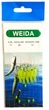 Самодур WEIDA креветка 5 гачків колір жовтий size 11 - зображення 1