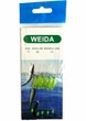 Самодур WEIDA рибка-мальок 5 гачків колір жовтий size 11 - зображення 1