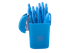 Підставка для ручок BUROMAX 6352-14 RUBBER TOUCH блакитна /BM.6352-14/ - изображение 4