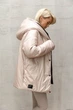 Жіноча двостороння зимова куртка з капюшоном Seventeen XXL-3XL Бежевий (2000000183459) - изображение 4