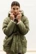 Жіноча двостороння зимова куртка з капюшоном Seventeen XXL-3XL Оливковий (2000000183480) - изображение 1