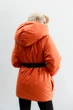 Жіноча двостороння зимова куртка з капюшоном Seventeen XXL-3XL Темно-помаранчевий (2000000183428) - изображение 11