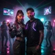 Rave очки с RGB LED подсветкой MLT Rave Pulse Розово-Оранжевый - изображение 2