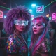 Rave очки с RGB LED подсветкой MLT Rave Pulse Белые - изображение 2