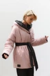 Жіноча двостороння зимова куртка з капюшоном Seventeen XXL-3XL Рожевий (2000000183398) - зображення 6
