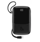 УМБ Baseus Qpow Digital Display 10000mAh 15w with Lightning Cable (ppqd050101) Black - зображення 1