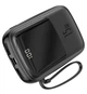УМБ Baseus Qpow Digital Display 10000mAh 15w with Lightning Cable (ppqd050101) Black - зображення 2
