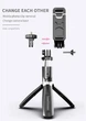 Монопод- штатив Fashion Selfie Stick L02 black для телефону, фотоапарата, екшен камери - зображення 11