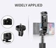 Монопод- штатив Fashion Selfie Stick L02 black для телефону, фотоапарата, екшен камери - зображення 15