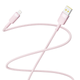 USB YOKI STYLE YK-ST41 Lightning 2.4A 1.2m Розовый - изображение 3