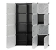 Шафа складана Storage Cube Cabinet МР 312-62 пластикова Чорний - зображення 2