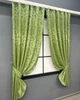 Комплект готових штор VR-Textil Жакард Вензель № 297ш Салатовий 130х170 см 2 шт (35-0406) - зображення 2