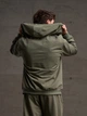 Толстовка ISSA PLUS GN-566 3XL оливкова (issa2007682789290) - зображення 3