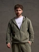 Толстовка ISSA PLUS GN-566 L оливковая (issa2007682786664) - изображение 1