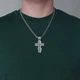 Серебряный набор цепь Бисмарк 33 г и крест 18 г - изображение 6