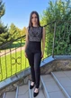 Комбинезон женский брючный стрейчевый с заклепками G&N Черный 13499 S (укр 42-44) - изображение 3