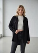 Сорочка жіноча Oversize подовжена ззаду Millet Moda Чорна 18165 XL (укр 50) - зображення 1