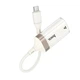 Кабель-перехідник HOCO UA41 UA41B Crystal Type-C ethernet adapter(100 mbps) apricot (6942007658515) - изображение 6