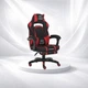 Компьютерное игровое кресло DEUS X-STREAM тканевое с подставкой для ног, черно-красное - изображение 1
