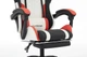 Ігрове спортивне крісло EXTREME R1 Racing Black-White-Red з якісного екошкіри стійкого до зносу, Чорно-біло-червоне - зображення 6