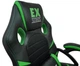 Крісло геймерське SERIES EX Green чорно-зелене з функцією розгойдування та подушками - зображення 3