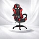Ергономічне ігрове крісло Master KO24CZE Black/Red з екошкіри з подвійними подушками та регулюванням нахилу, чорно-червоне - зображення 1
