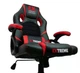 Игровое кресло SERIES EX Red черно-красное с регулировкой высоты и вращением на 360 градусов, 117×65×49 см - изображение 4