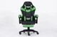 Комп'ютерне крісло INFINI ESPACE Active Green Edition з екошкіри, ігрове крісло чорно-зелене - зображення 8