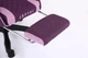 Компьютерное игровое кресло Infini Core Violet Comfort Pro с подставкой для ног для дома и офиса, Фиолетовое - изображение 4