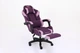 Компьютерное игровое кресло Infini Core Violet Comfort Pro с подставкой для ног для дома и офиса, Фиолетовое - изображение 9