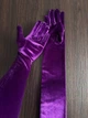 Оксамитові довгі рукавички honey fashion accessories xs/s/m фіолетові (30к005) - изображение 3