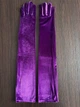 Оксамитові довгі рукавички honey fashion accessories xs/s/m фіолетові (30к005) - изображение 6