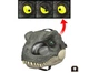 Маска Динозавр Тираннозавр Рекс с подвижной челюстью звук и свет Jurassic World T-Rex Rage N Roar Mask - изображение 3