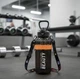 Спортивная бутылка для воды 1500 мл с трубочкой и ремешком | Фитнес бутылка для спорта и тренировок (чёрная) - изображение 1