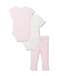 Детский комплект Calvin Klein два боди и штаны 1159855527 (Розовый 18M) на рост 76-81 см - изображение 2